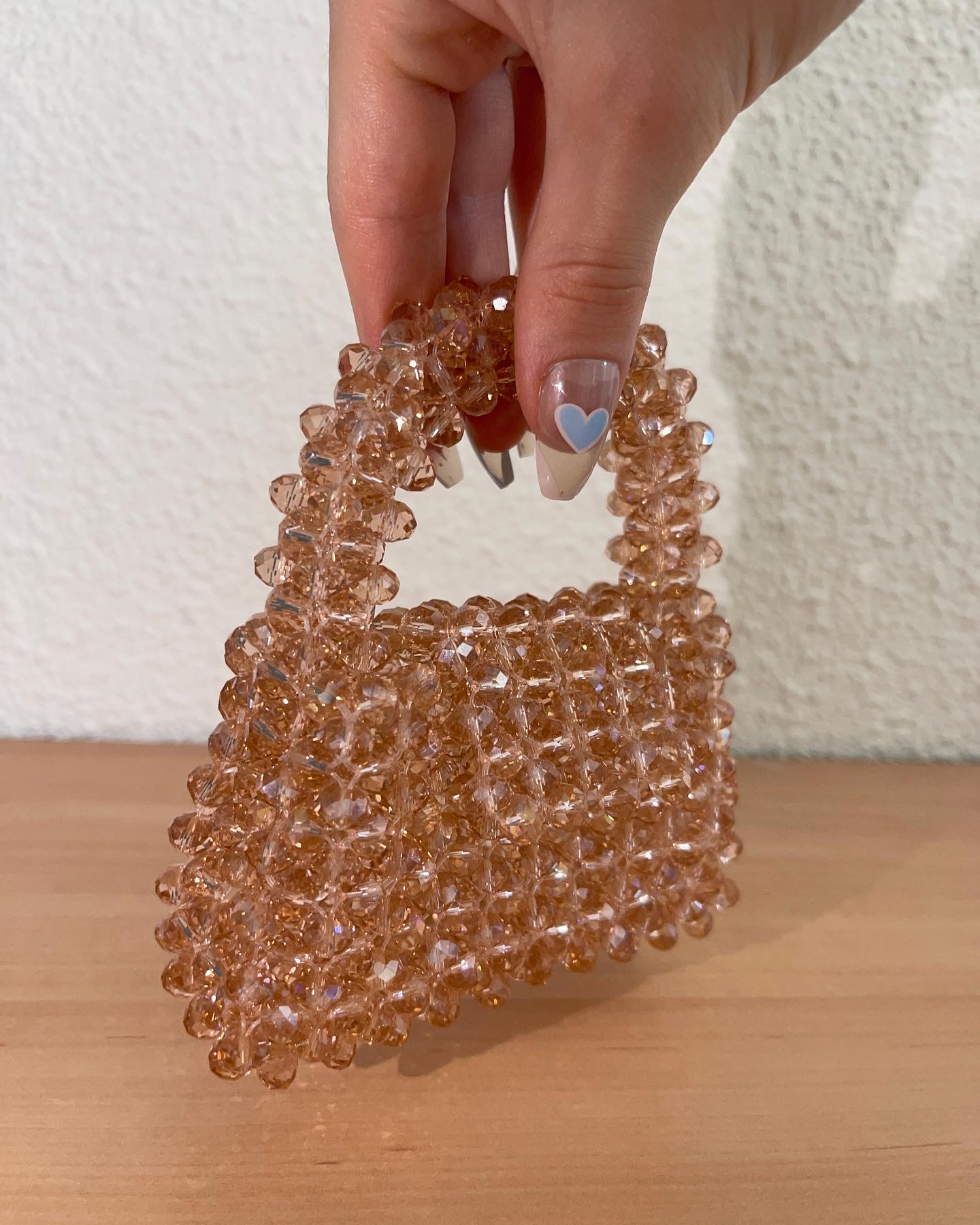 Sac à main de perles de cristal