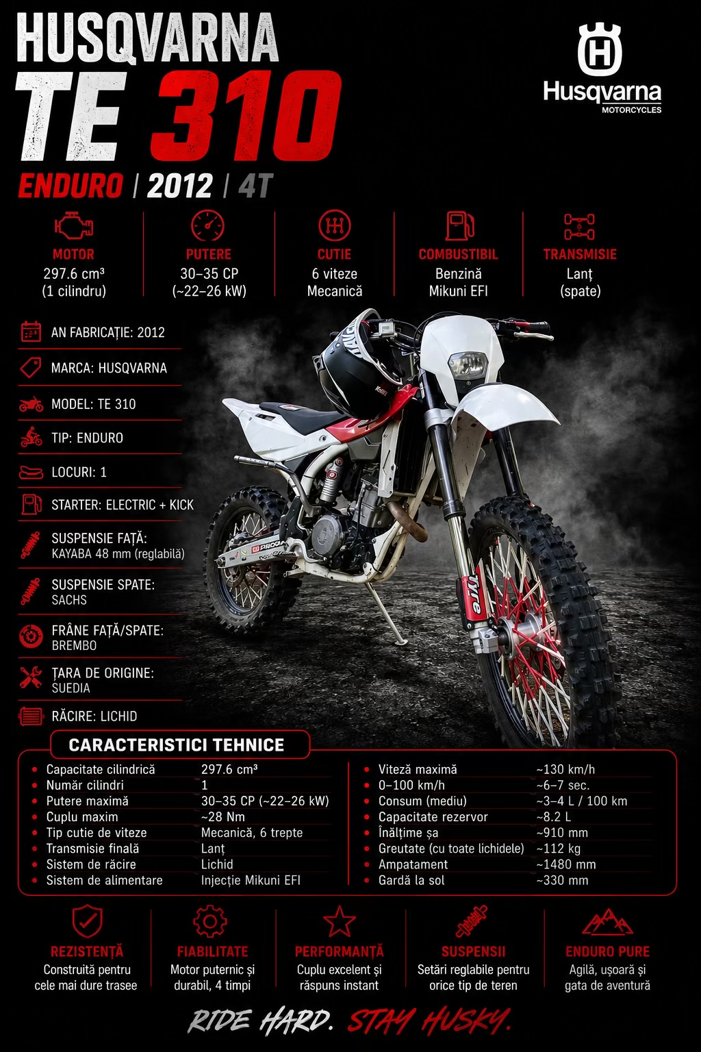 Husqvarna TE 310 2012 d'occasion - Miniature 3
