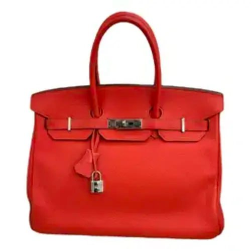Sac à main Birkin 35 en cuir de luxe par Hermès