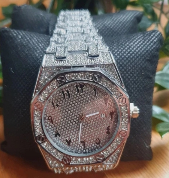 MONTRE DIAMANT ICE ARGENTÉE Arabic