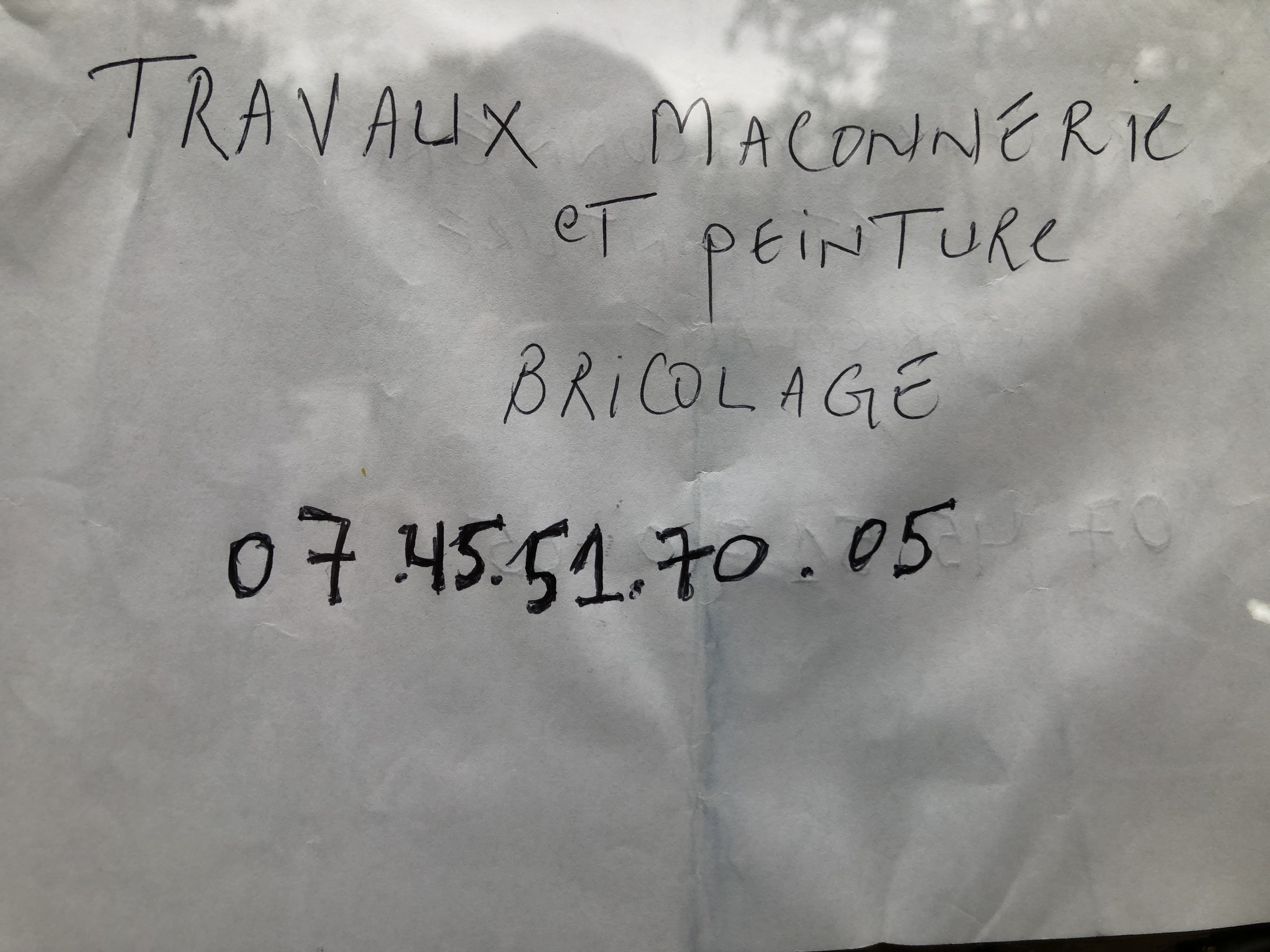 Travaux maçonnerie et peinture bricolage