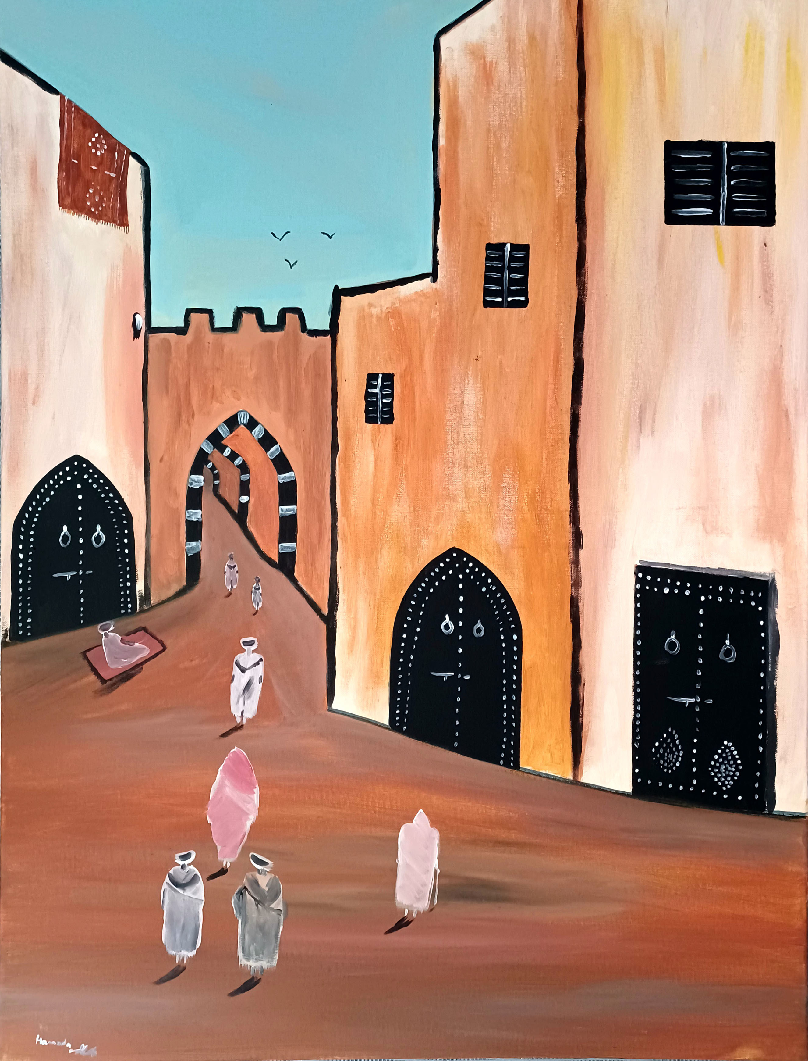 Tableau main traditionnelle