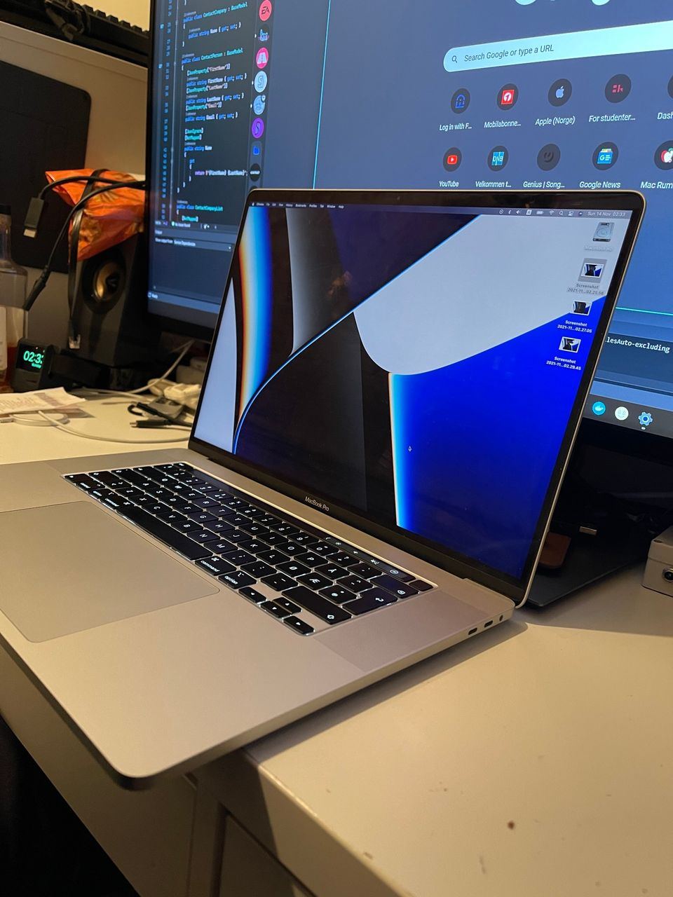 Macbook Pro 16" - 512Go, GRIS STELLAIRE - Miniature 4
