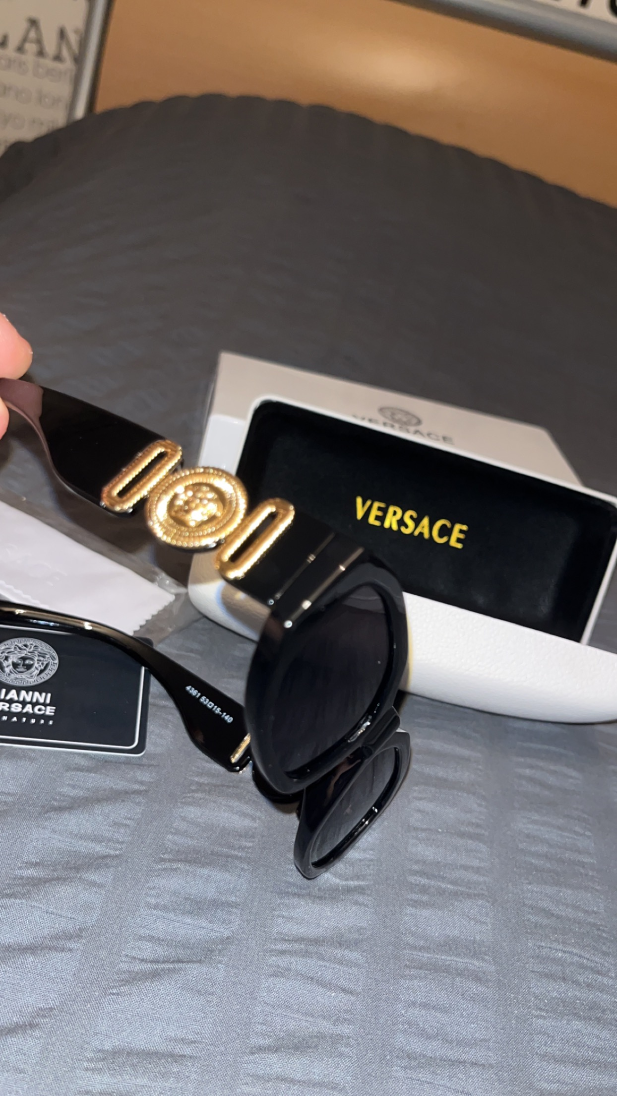 Versace lunettes de soleil medusa biggie - Miniature 7