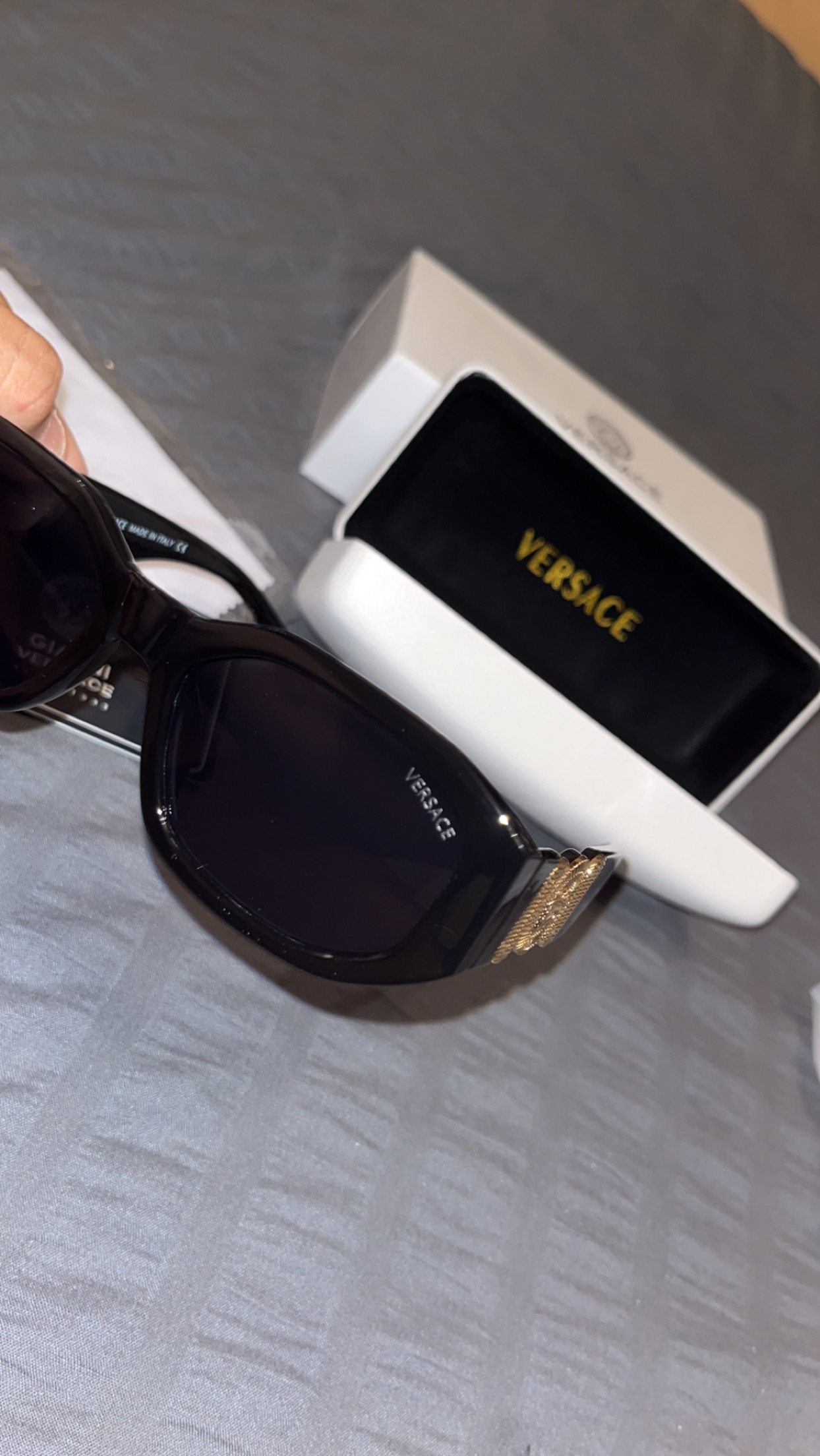 Versace lunettes de soleil medusa biggie - Miniature 4