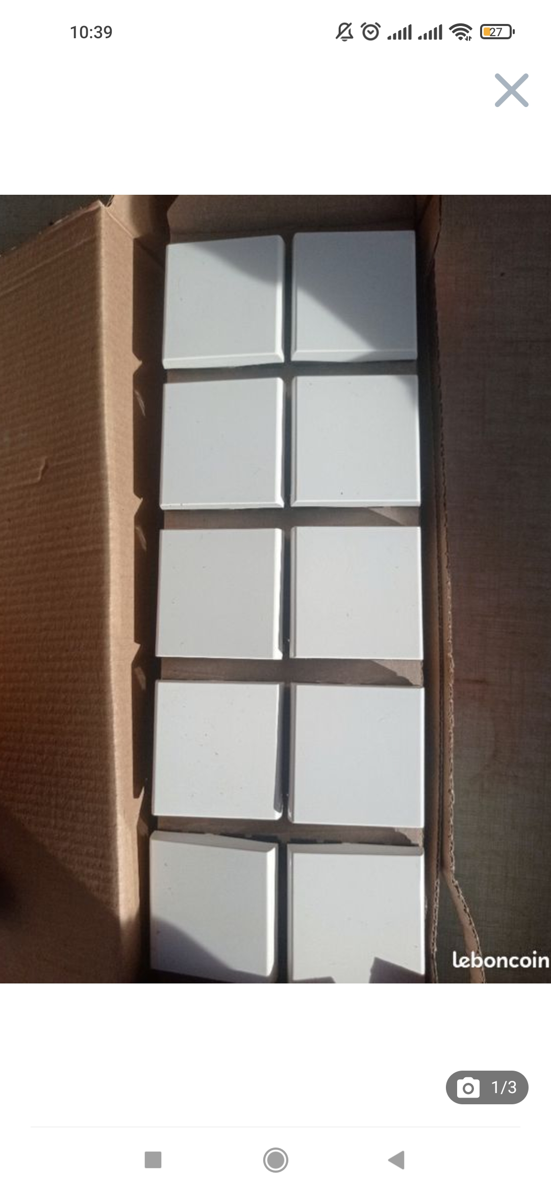 NEUF / Legrand 77011 Va et vient prog mosaic - 2 mod - 10 ax - blanc