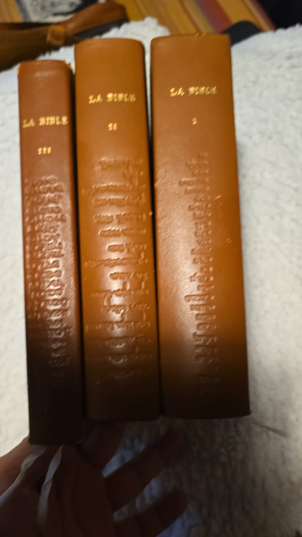 Bible en trois volumes de 1955, édition de Jérusalem - Miniature 4