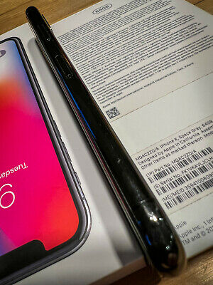 Apple iPhone X - 64 Go - Gris Sidéral (Désimlocké). - Miniature 3