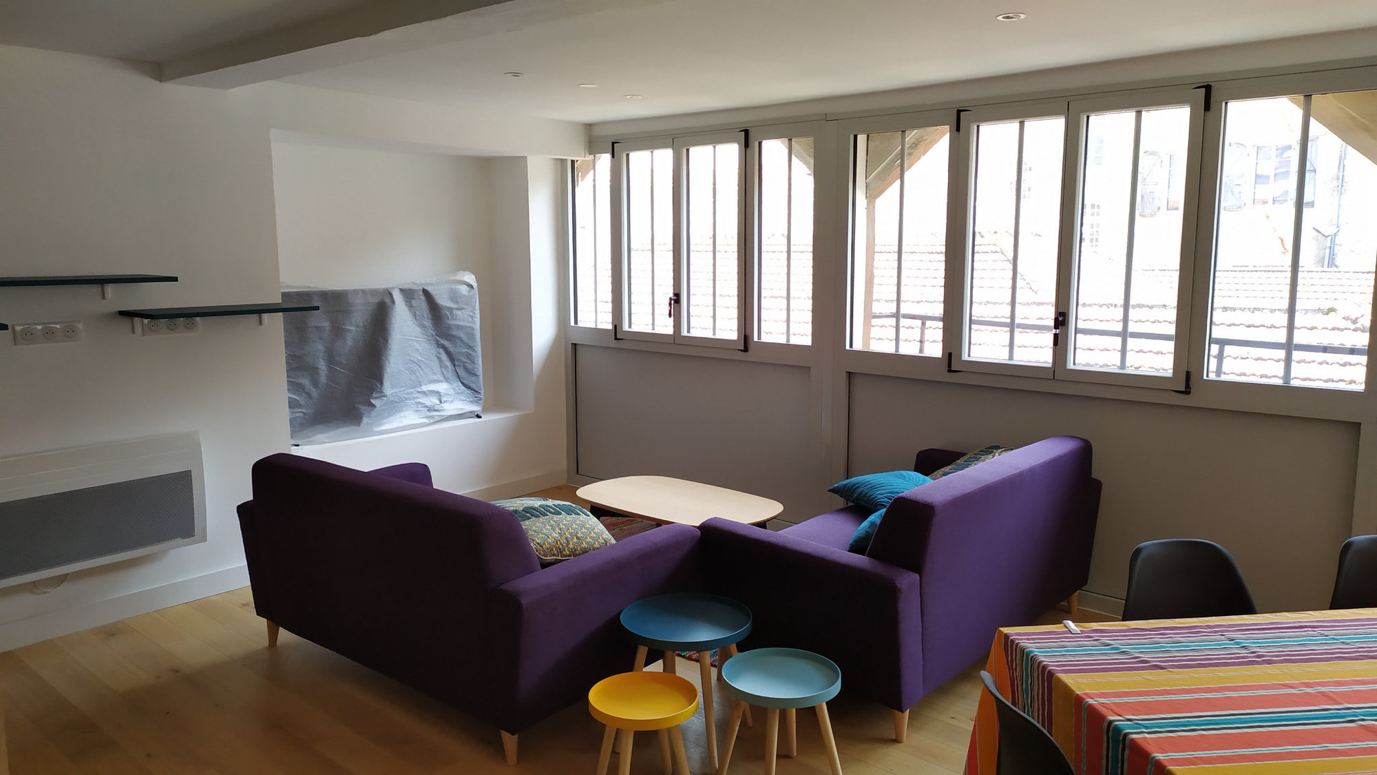 Chambre à louer en co-living.