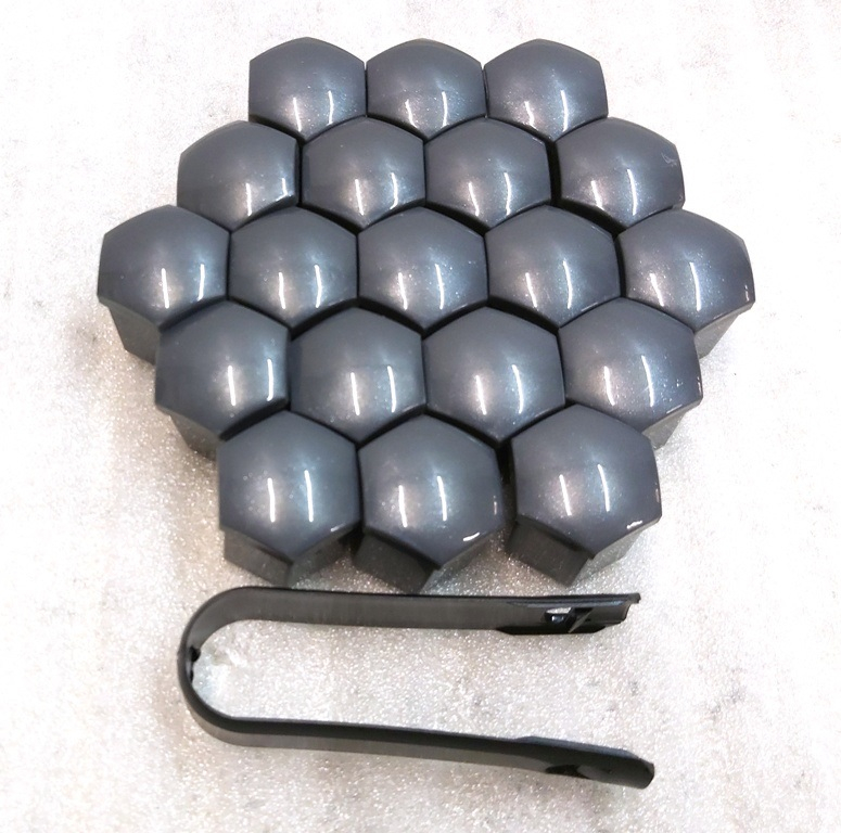 Jeu de capuchons d'écrou de roue d19 GRIS 20 pièces Tesla
1027010-19-gray set AE