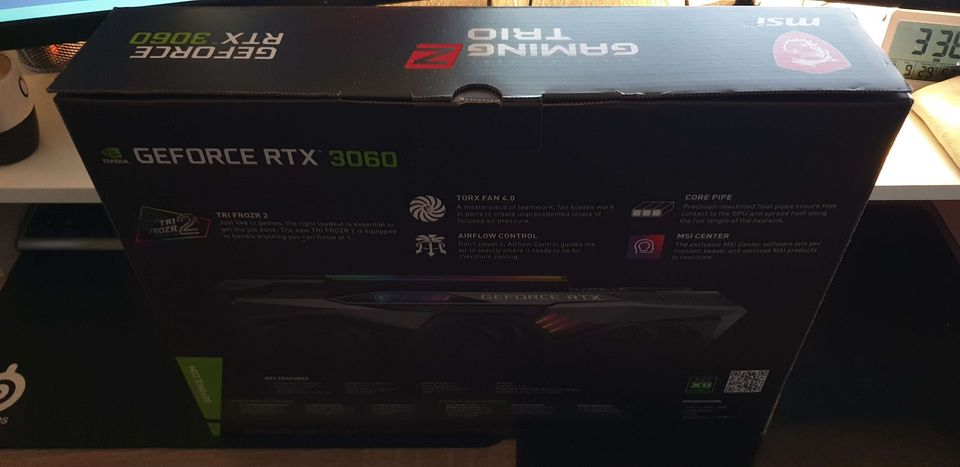 MSI Geforce RTX 3060 12G Gaming Trio Z