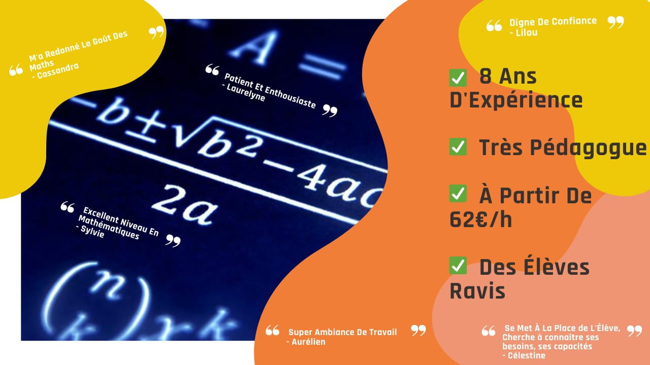 Cours particuliers de maths et soutien scolaire