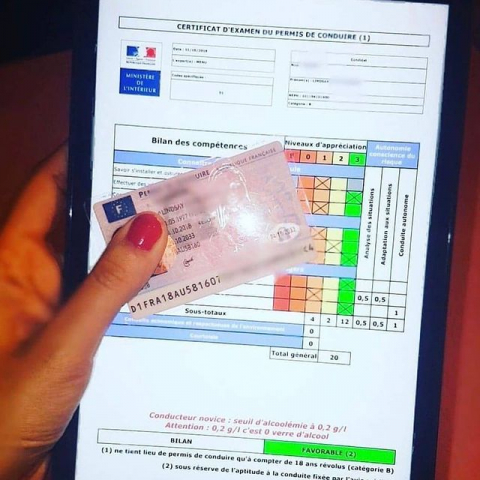 Permis de conduire et Passeport