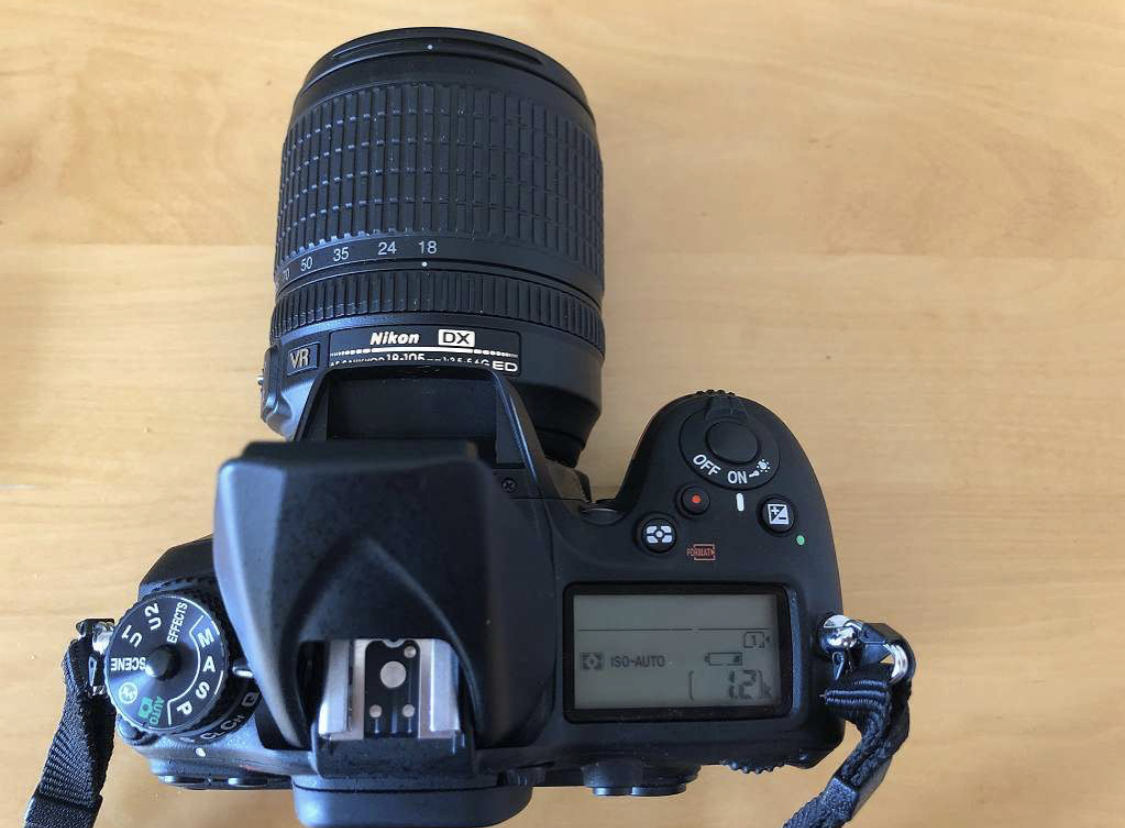 Nikon D7200 avec objectif AF-S DX Nikkor 18-105 mm f/3,5-5,6G ED VR