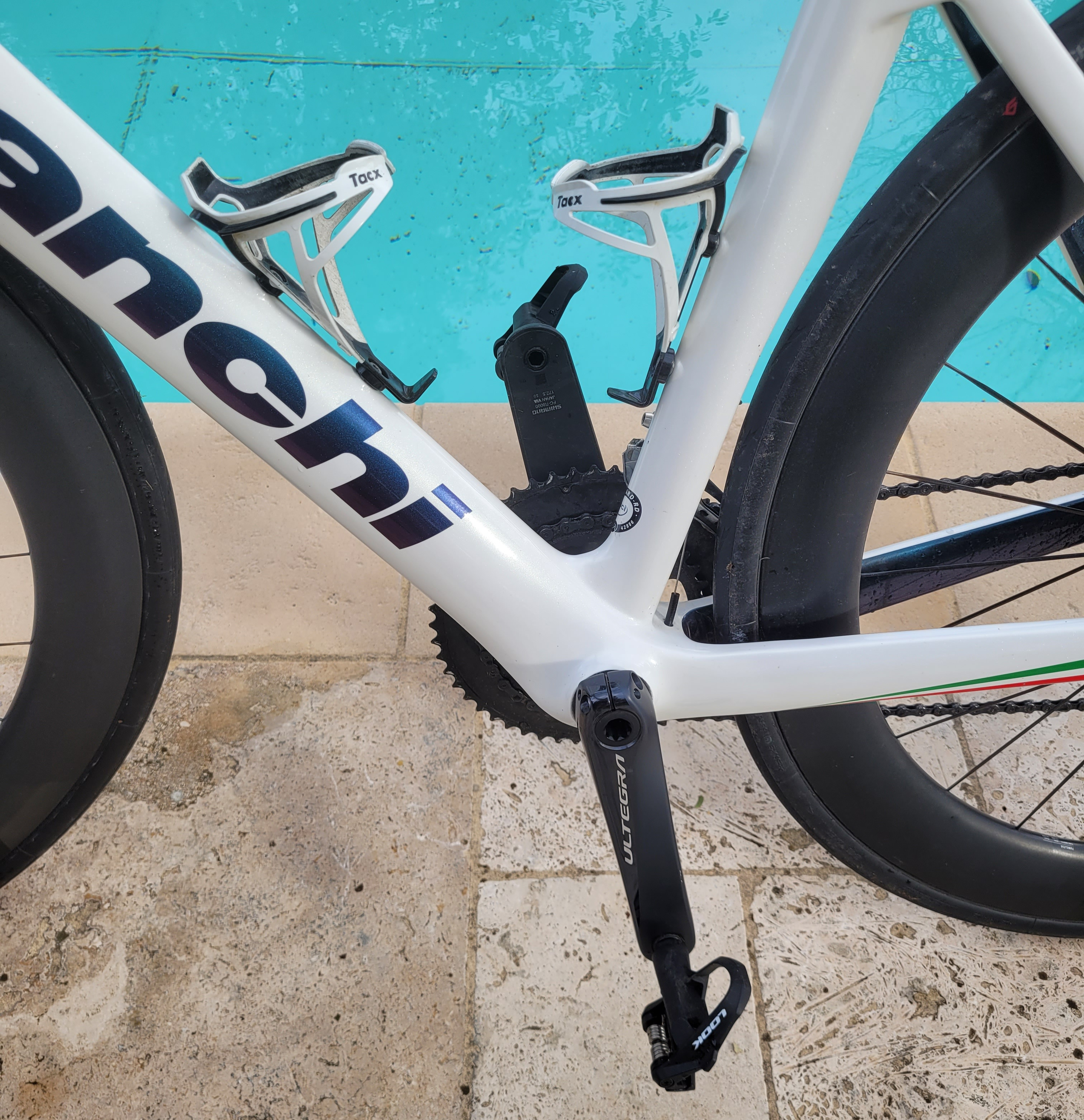 Vélo Bianchi ARIA ULTEGRA Blanc 2020 en Vente - Miniature 2