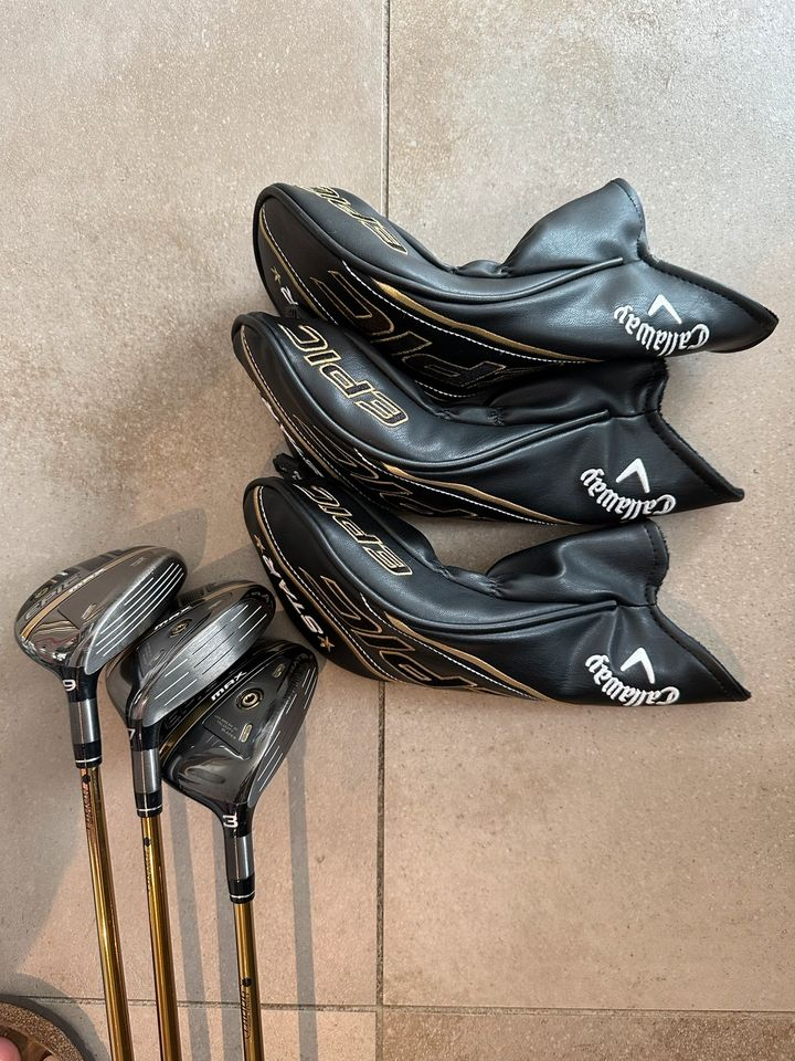 Epic Max Star FW Woods 3,7 et 9, A-Flex, droitier