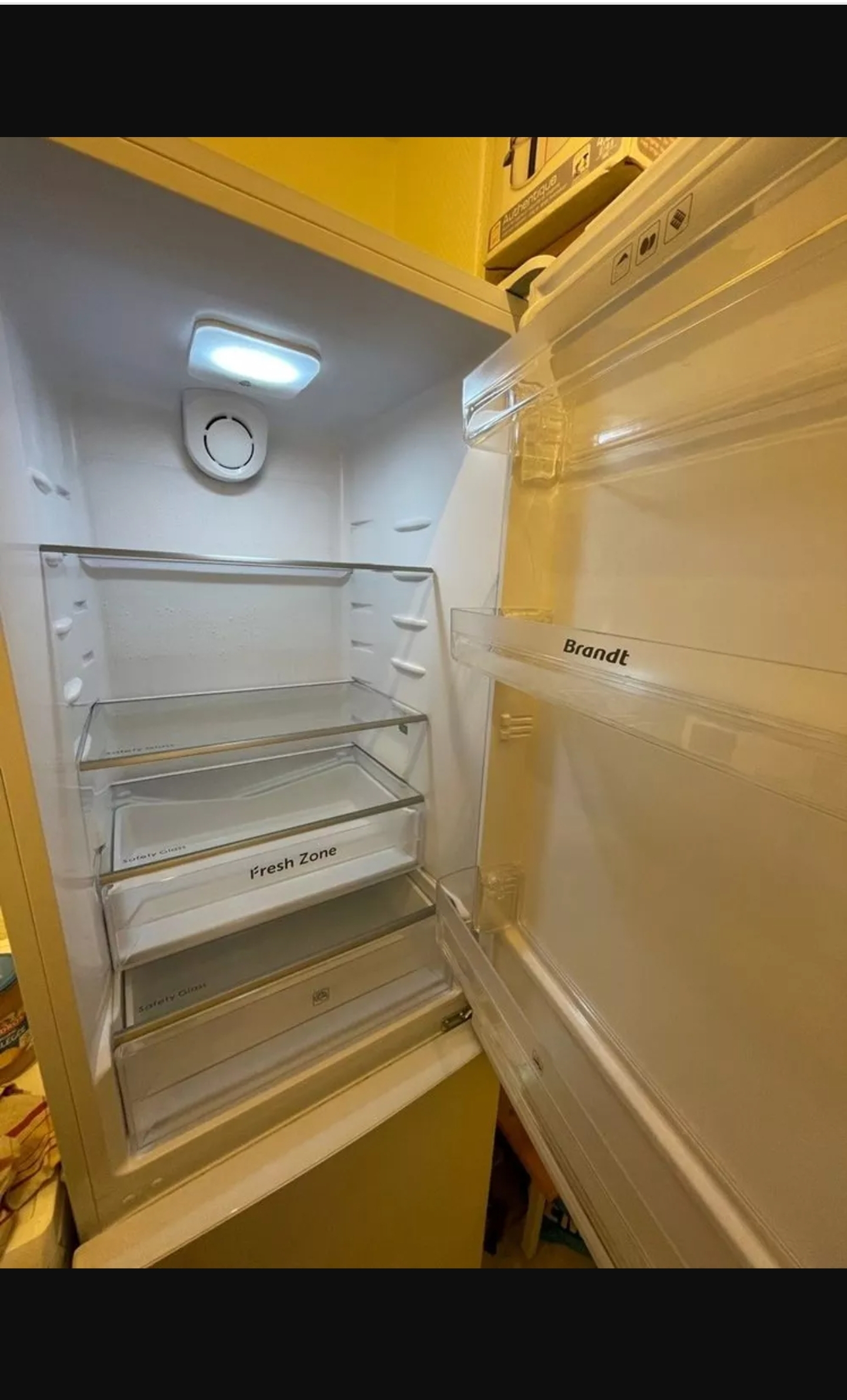 Frigo réfrigérateur congélateur combiné Brandt