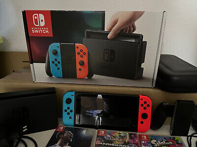 Nintendo Switch Konsole mit Zubehörpaket und 3 Spielen! - Miniature 7