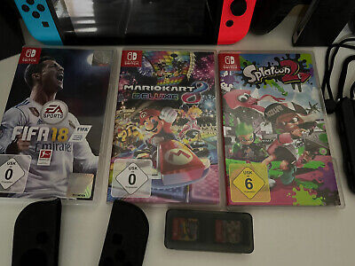 Nintendo Switch Konsole mit Zubehörpaket und 3 Spielen! - Miniature 6