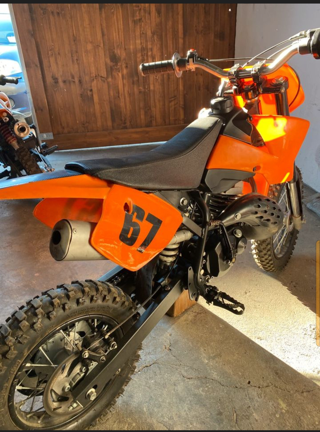 Motocross mit 50ccm.