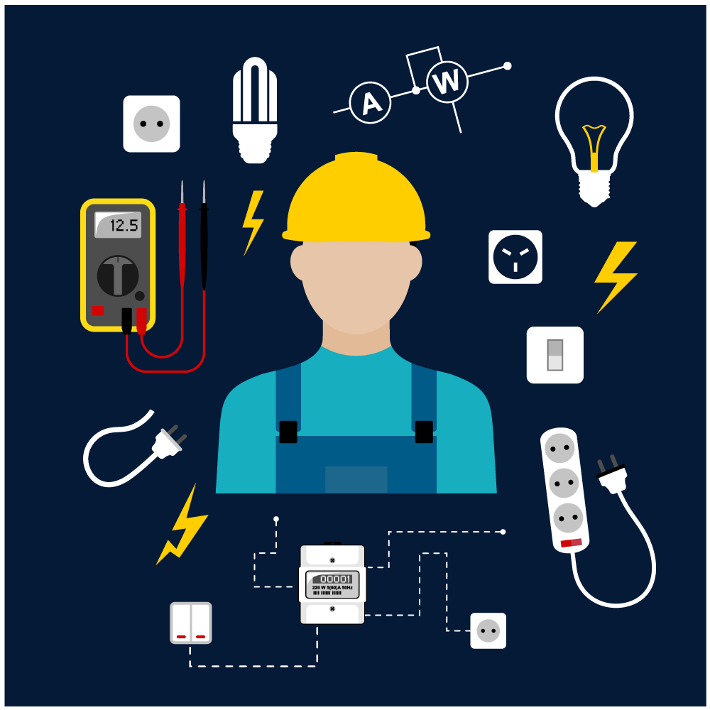 Électricien professionnel