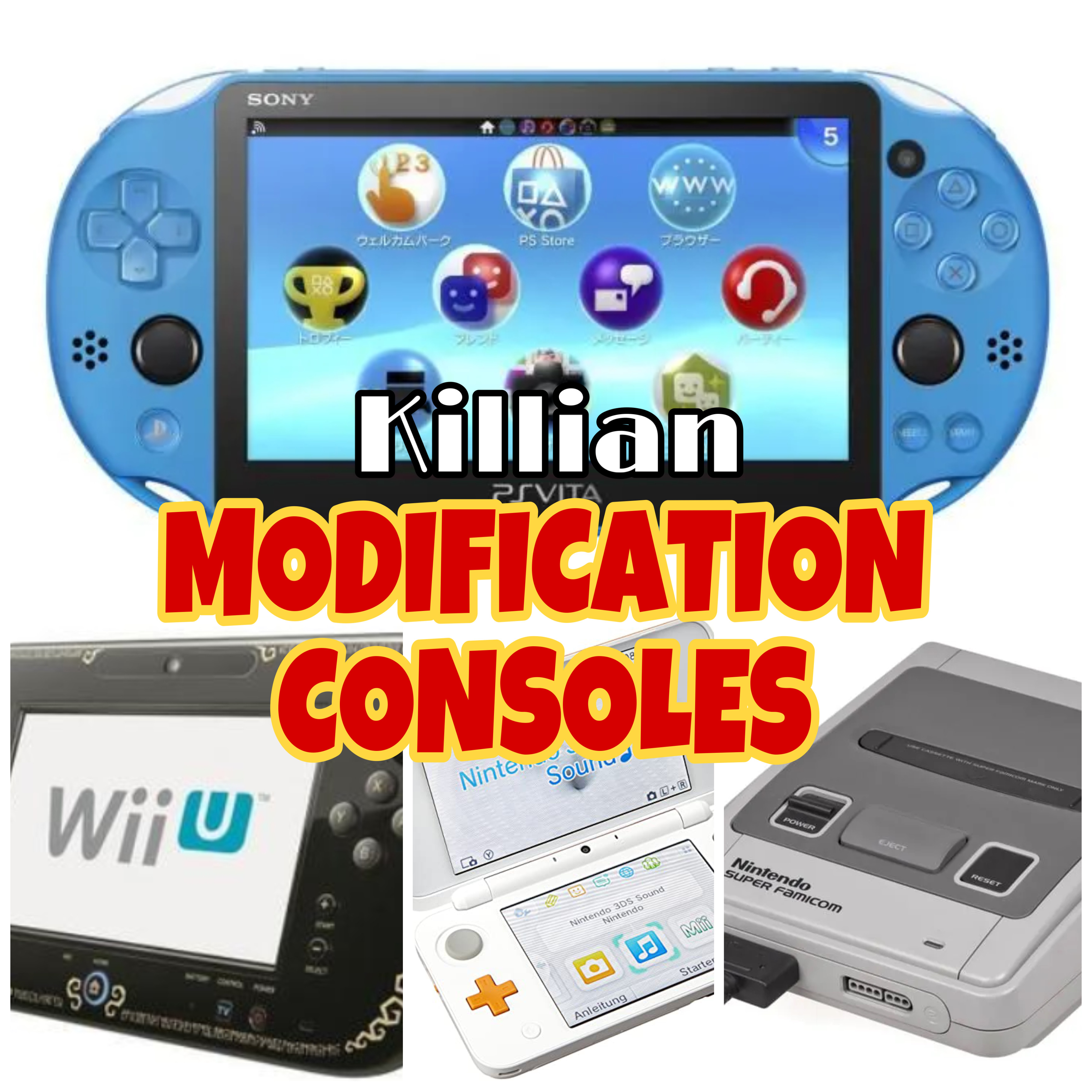 Modification Ps Vita / WiiU / Wii