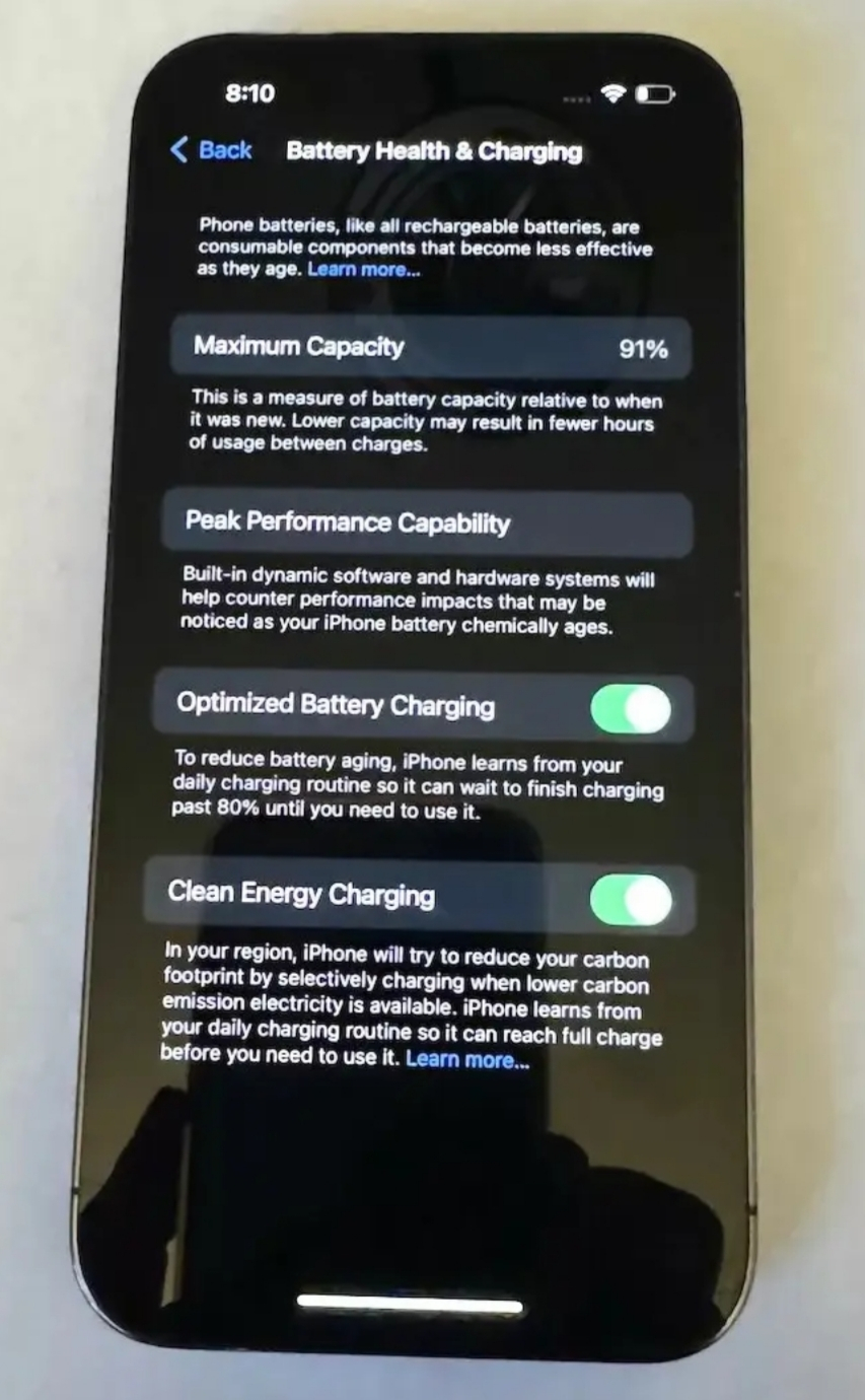 Iphone 13pro max d'une haute capacité et de batterie résistant