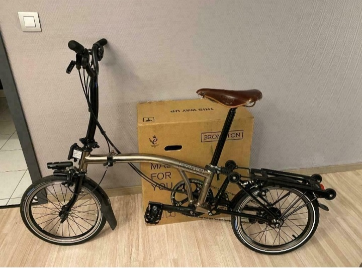 VAE vélo électrique Brompton pliable H6LF de 2019