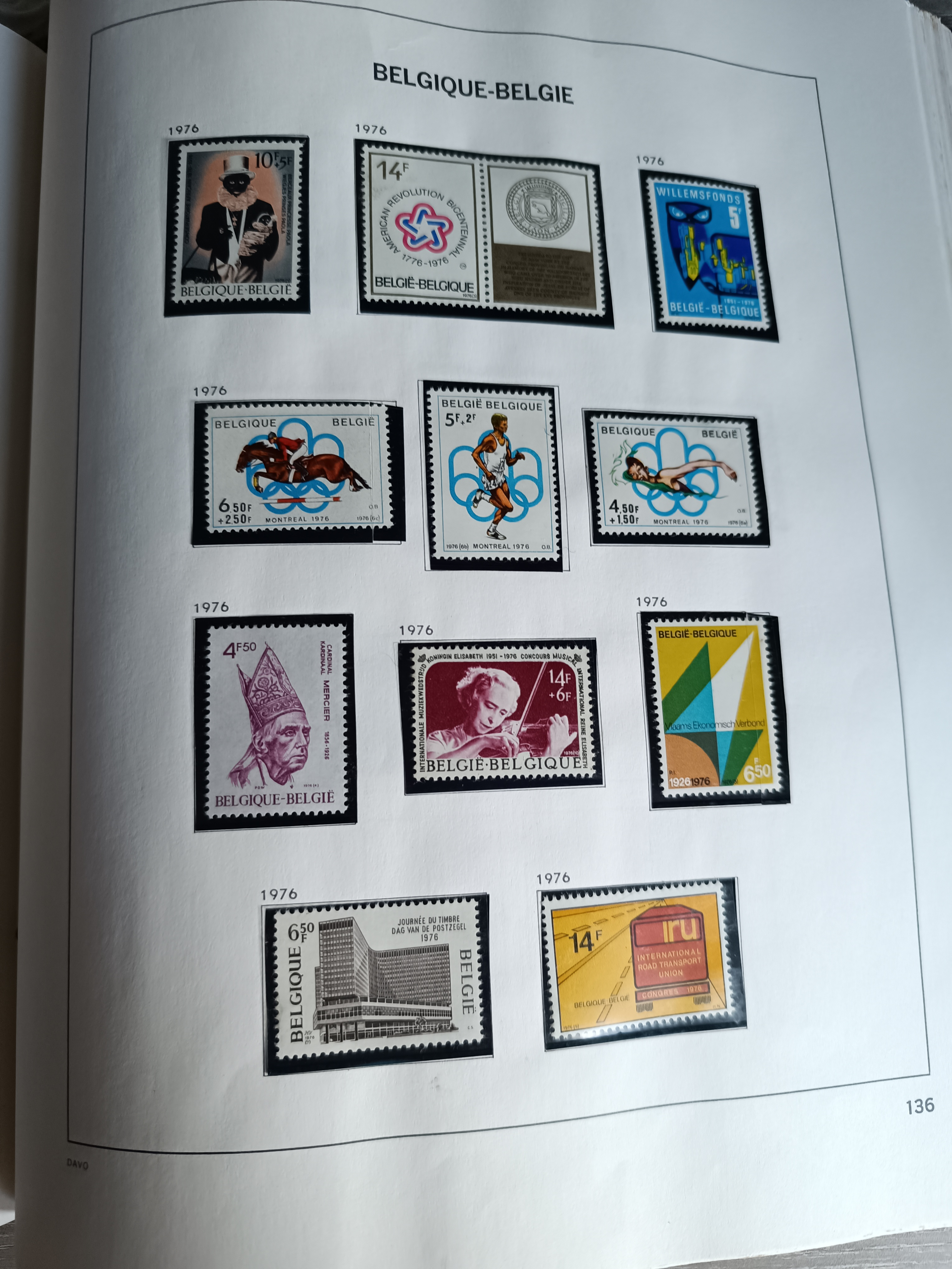 Timbre de la Belgique