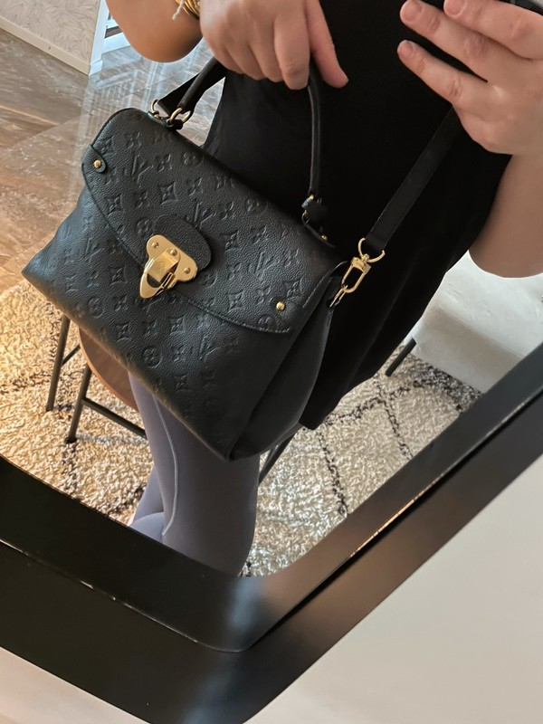 Sac Louis Vuitton Georges MM Monograme empreinte noir