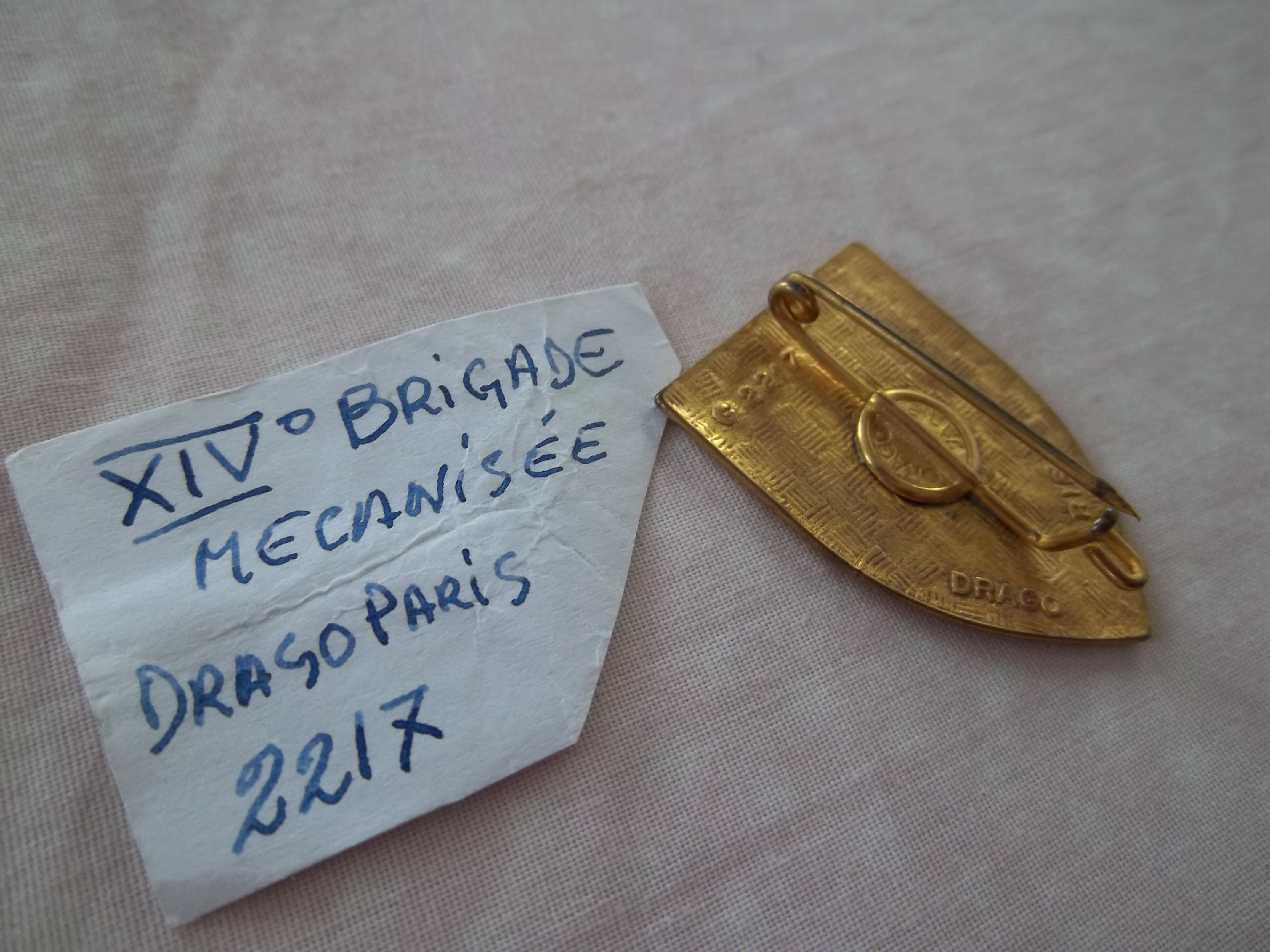 Insigne de la 14ème Brigade Mécanisée - Miniature 2