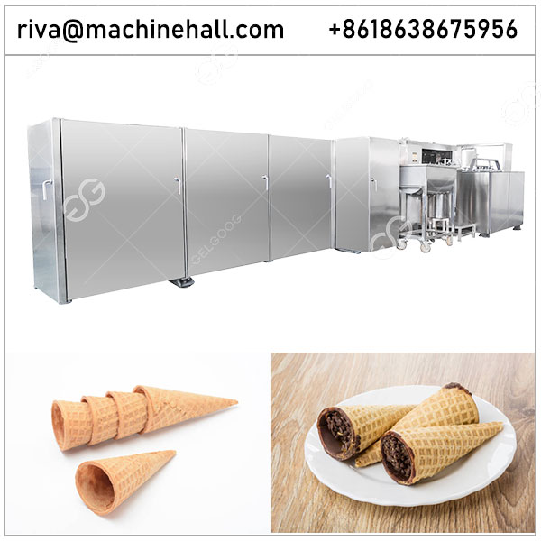 Ligne De Production De Mini Cônes En Chocolat Automatique