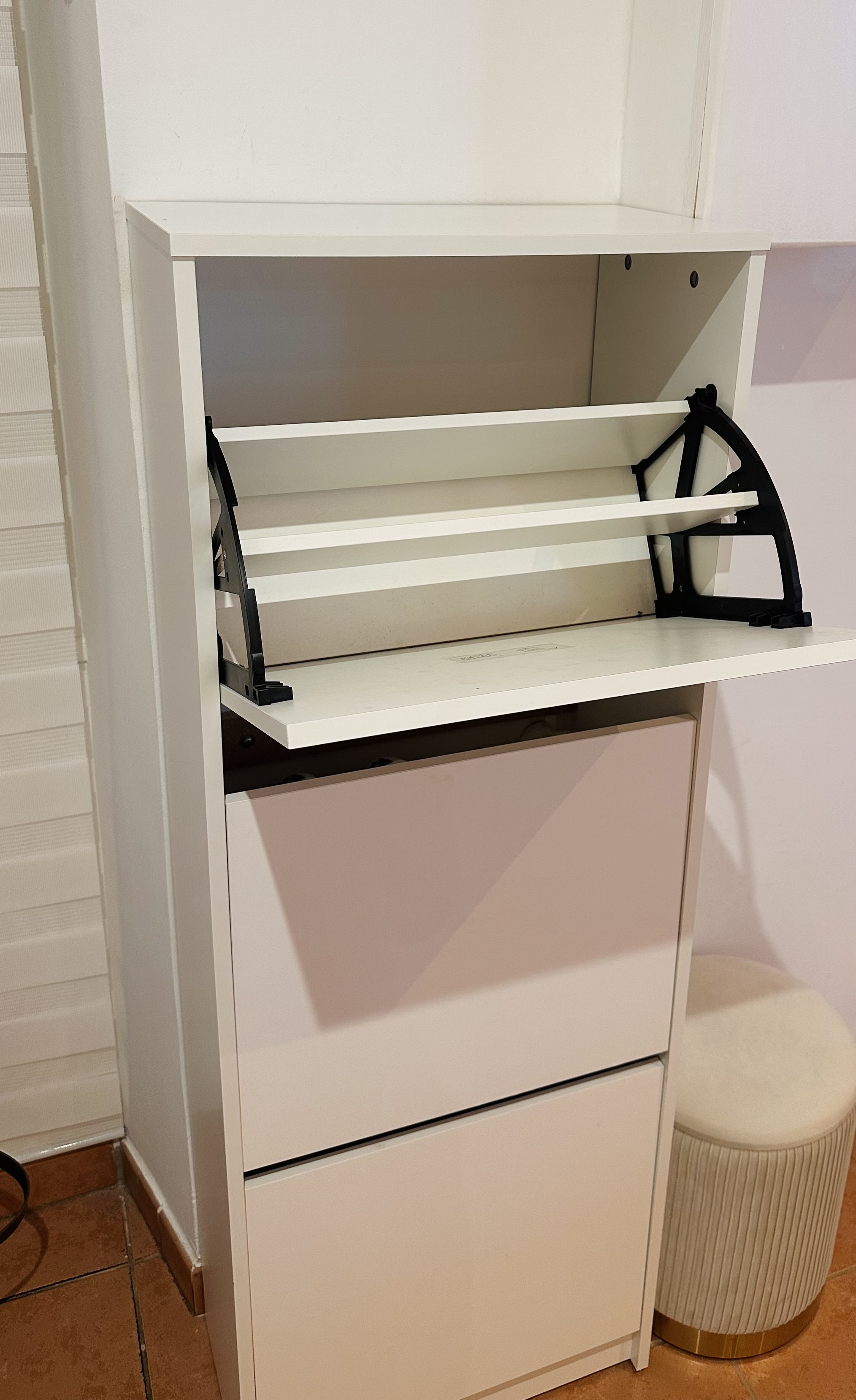 Étagère à chaussures blanche IKEA