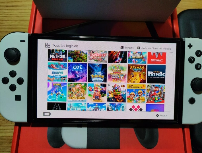 Nintendo Switch OLED ungepatcht + 256 Go SD. - Miniature 4