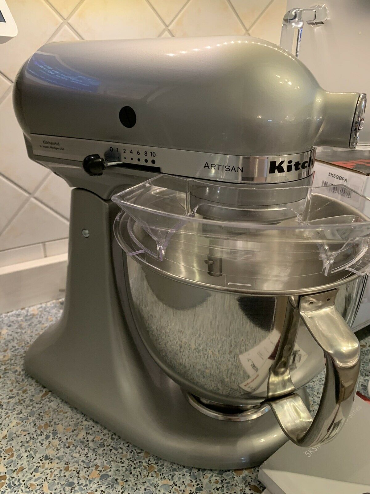 Kitchenaid Artisan 5 KSM 175 PSEMC Metallic Chrome + nombreux accessoires