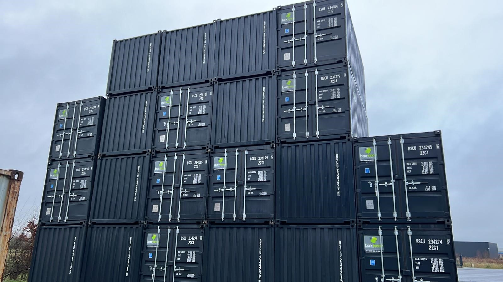 CONTENEUR MARITIME EN VENTE - 20 PIEDS 1ER VOYAGE / PLUSIEURS COLORIS