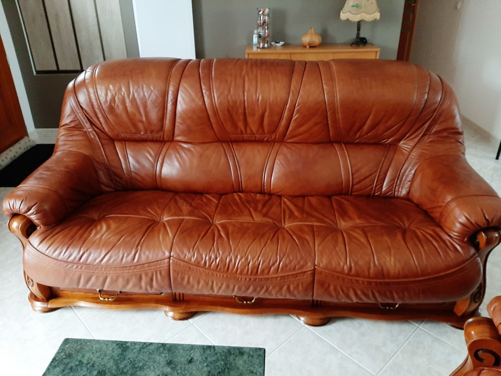 Salon en cuir