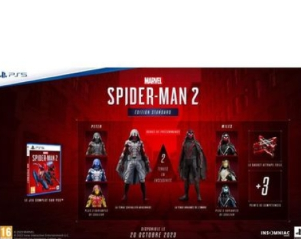 Console PlayStation 5 – Standard – Marvel’s Spider-Man 2 – Édition Limitée + Jeu Marvel’s Spider-Man - Miniature 5