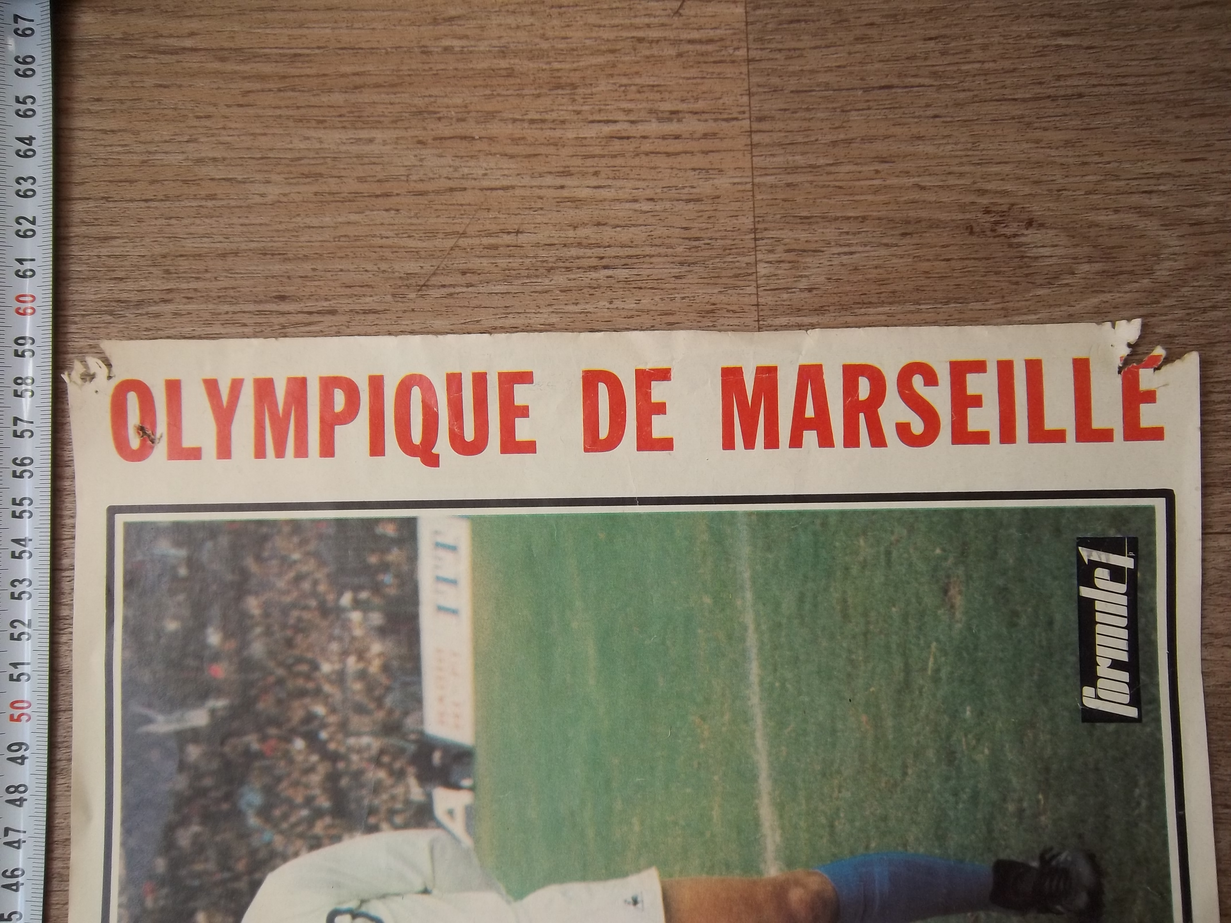 Poster Équipe Olympique Marseille 1970 - Miniature 2