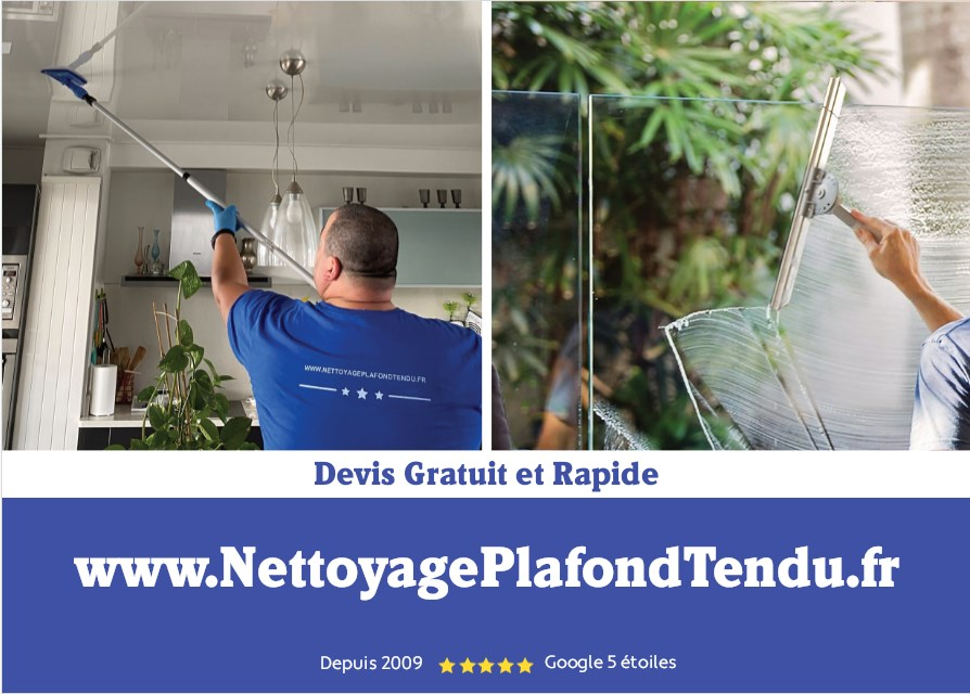 Service de nettoyage pour plafonds tendus - Miniature 8
