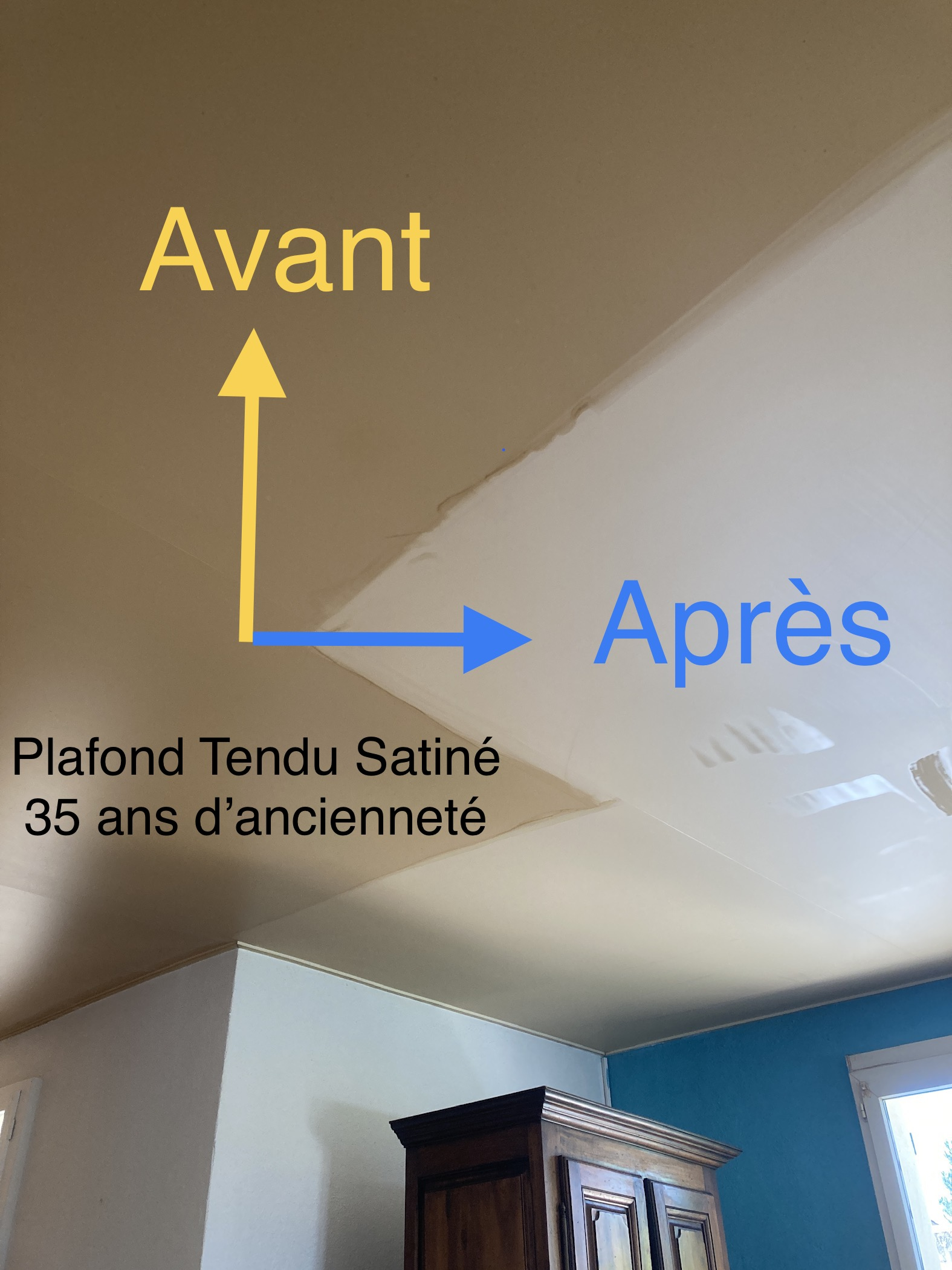 Service de nettoyage pour plafonds tendus - Miniature 4