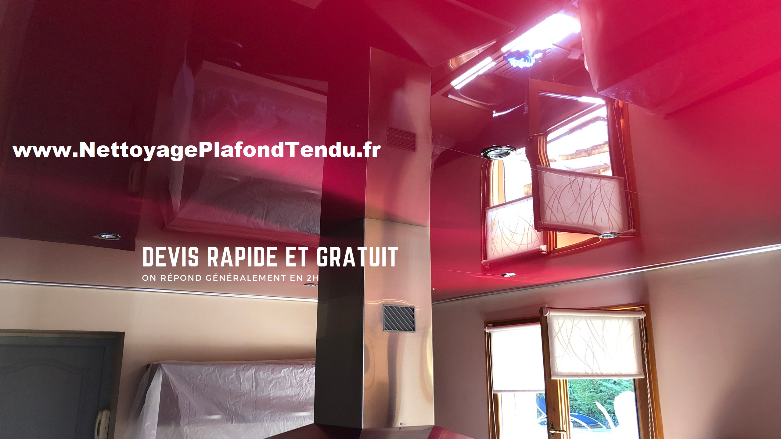 Service de nettoyage pour plafonds tendus - Miniature 9