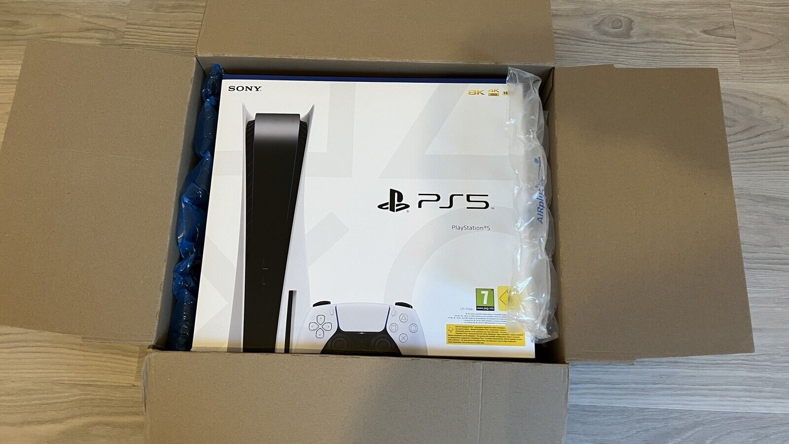 Console de jeu Sony PS5 Blu-Ray Edition - White Playstation 5 Disk - Miniature 3
