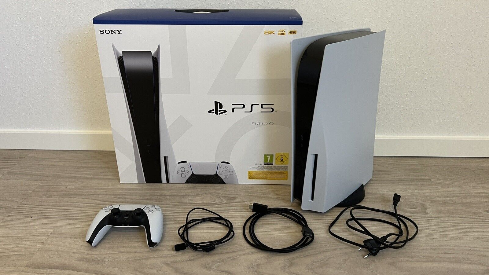 Console de jeu Sony PS5 Blu-Ray Edition - White Playstation 5 Disk