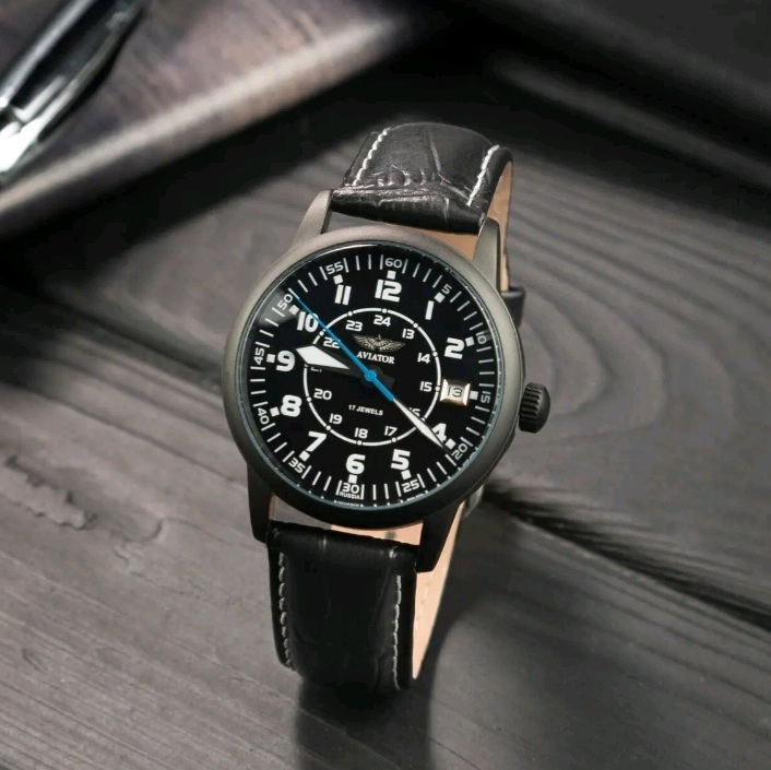 Nouveau!! Raketa Aviation Montre Mécanique Russe Soviétique URSS Rare Poignet Homme Nato
