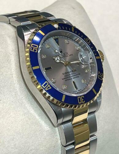 Rolex Submariner 16613 avec cadran Serti