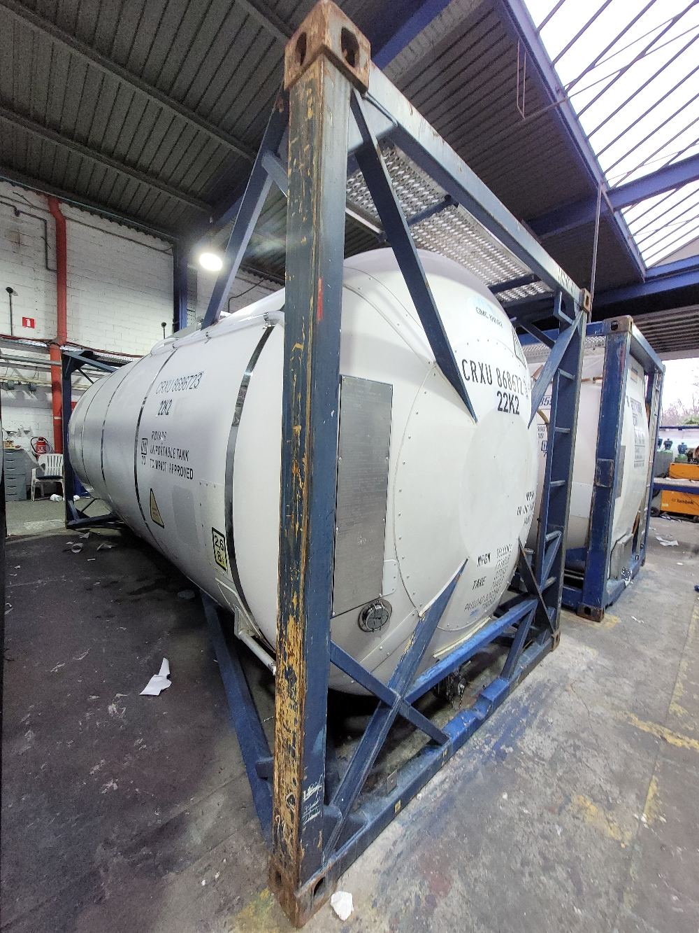 CONTAINER CITERNE POUR PRODUITS CHIMIQUE - 20 PIEDS/ 6M
