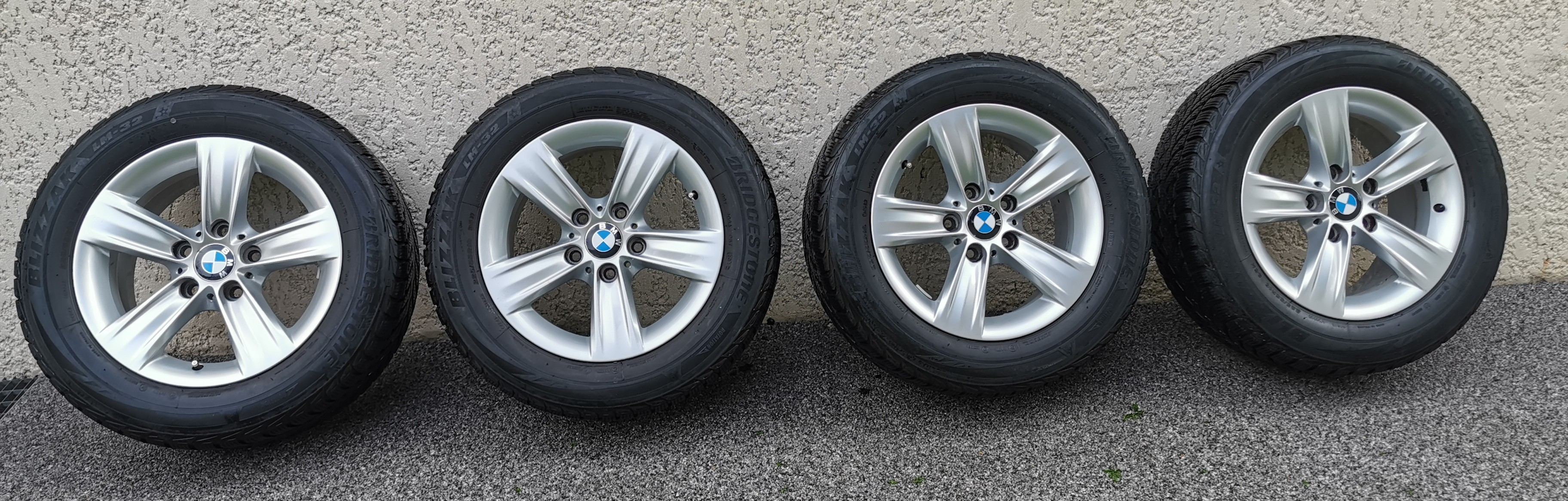 Vente jantes BMW avec pneus hiver en excellent état