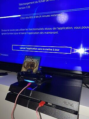 console ps4 fat 500 go plus 10 jeux +1 manette et station de recharge ps4 la console à une petite fi - Miniature 6