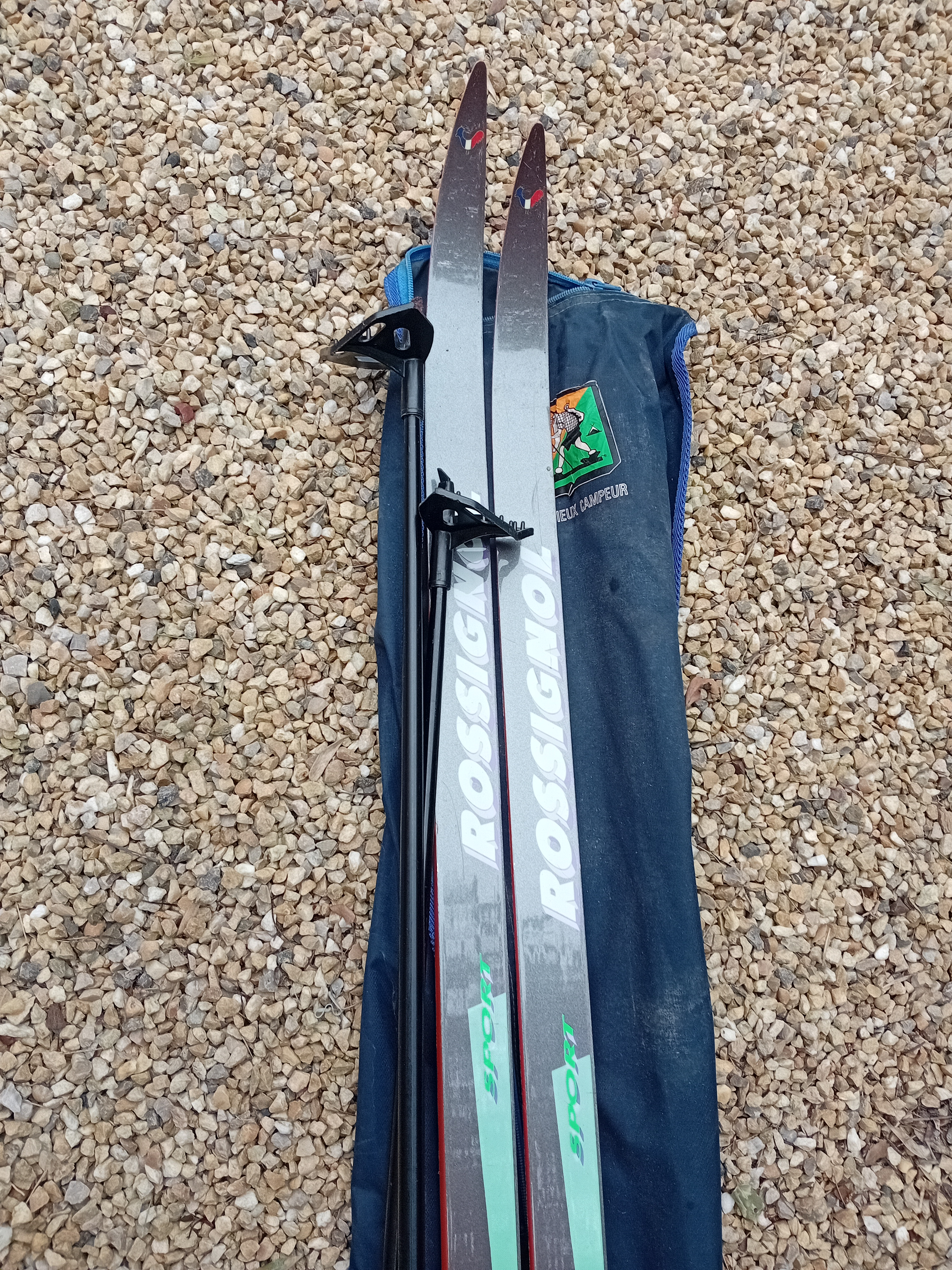 Paire de skis de fond Training Rossignol Salomon SNS Profil avec bâtons Kerma - Miniature 7